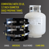 Sumatra MARINE Bracket for 20 lb. Steel BBQ Propane Tank