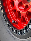 Monster Valve Primary - Standard Valve Stem Mount - 5 pack with Ventoso RED Tire Inflator Gauge